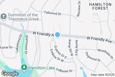 Map image of the property - 4111 W Friendly Ave
