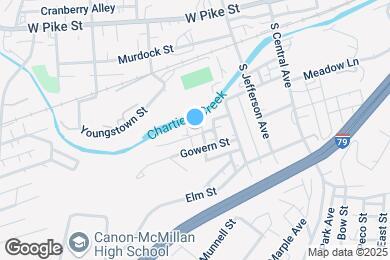 Map image of the property - 218 Grant St