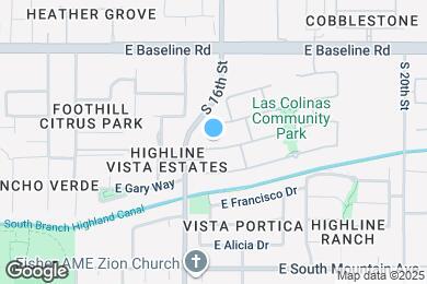 Map image of the property - 1614 E Harwell Rd