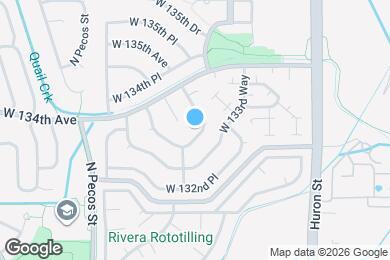 Map image of the property - 1267 W 133rd Cir