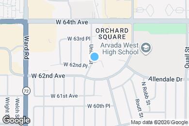 Map image of the property - 11968 W 62nd Pl