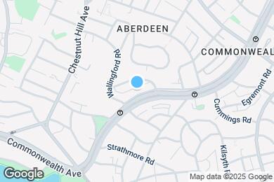 Map image of the property - 1749 Commonwealth Ave