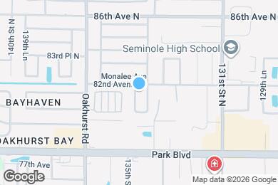 Map image of the property - 8195 Coachlight Cir