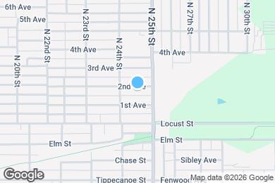 Map image of the property - 2429 2nd Ave