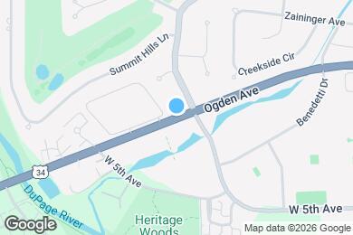 Map image of the property - 1041 W Ogden Ave