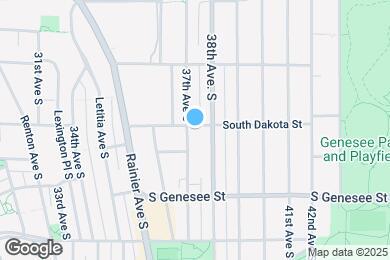 Map image of the property - 3705 S Dakota St