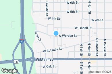 Map image of the property - 220 N Illinois Ave