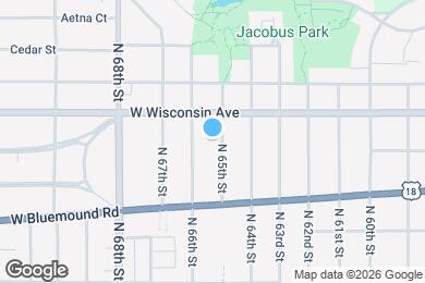 Map image of the property - 611 N 65th St