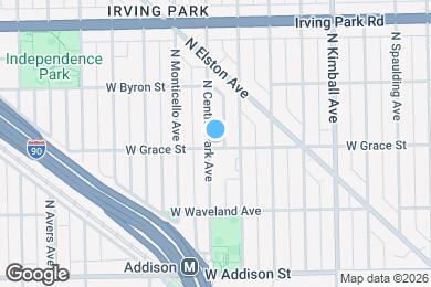 Map image of the property - 3801 N Central Park Ave