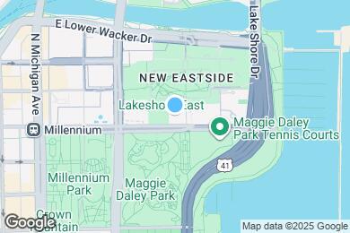 Map image of the property - 360 E Randolph St