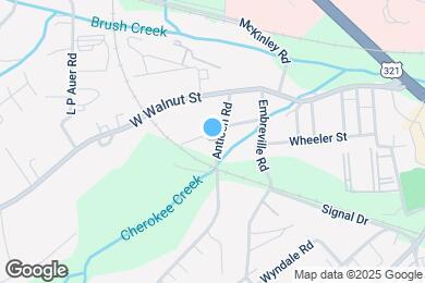 Map image of the property - 702 Antioch Rd