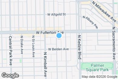 Map image of the property - 2333 N Spaulding Ave