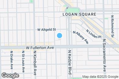 Map image of the property - 2421 N Sawyer Ave