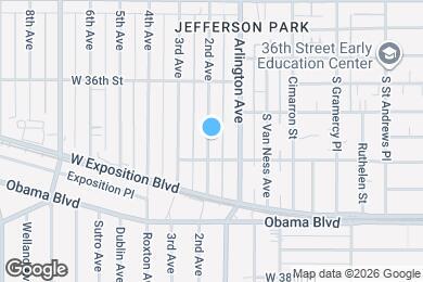Map image of the property - 3668 2nd Ave