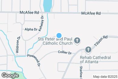 Map image of the property - 2371 Cresta Dr