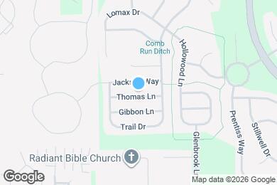 Map image of the property - 9734 Thomas Ln