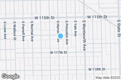 Map image of the property - 11615 S Harvard Ave