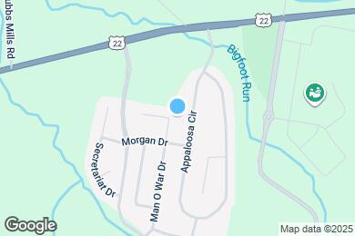 Map image of the property - 5212 Man O War Dr