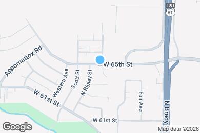 Map image of the property - 305 W 65th St