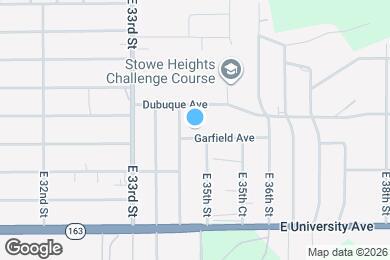 Map image of the property - 3412 Garfield Ave