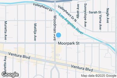 Map image of the property - 4414 Woodman Ave