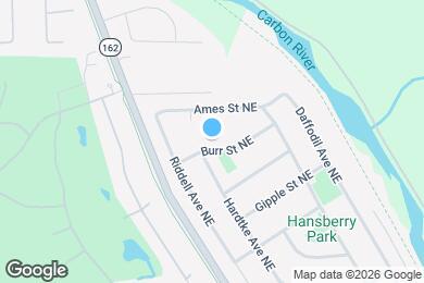 Map image of the property - 203 Burr St NE