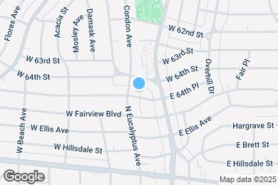 Map image of the property - 131 W 64th Pl