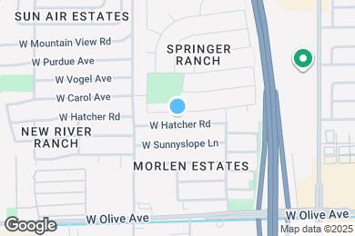 Map image of the property - 9351 W Palmer Dr