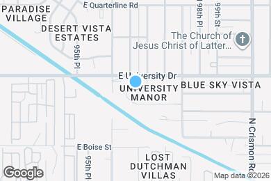 Map image of the property - 9641 E Baltimore St