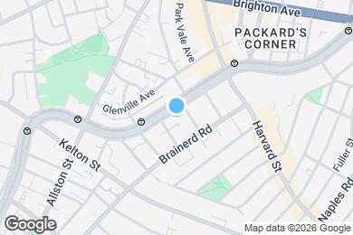 Map image of the property - 1284 Commonwealth Avenue