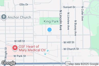 Map image of the property - 903 N Gregory St