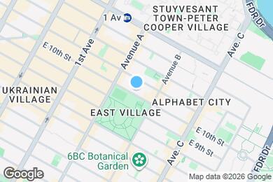 Map image of the property - 321 East Tenth St (Ave A & Ave B), #5E