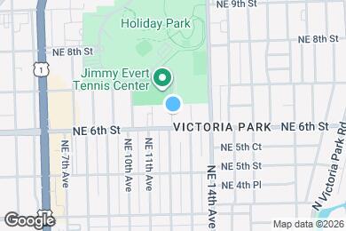 Map image of the property - 626 NE 12th Ave