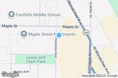 Map image of the property - 1309 Princeton Ave N