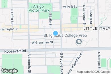 Map image of the property - 1033 S Lytle St