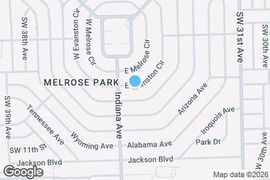 Map image of the property - 830 E Evanston Cir