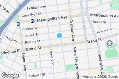 Map image of the property - 249 Manhattan Ave