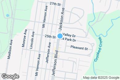 Map image of the property - 2422 Jackson Ave