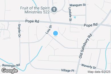 Map image of the property - 1716 Carriage Cove Ln