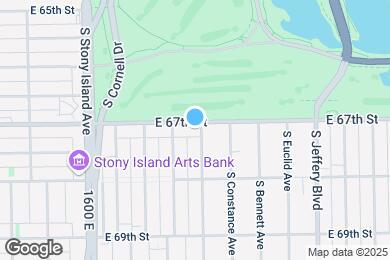 Map image of the property - 6709 S Cregier Ave