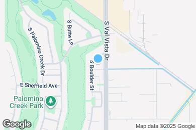 Map image of the property - 1190 S Red Rock Ct