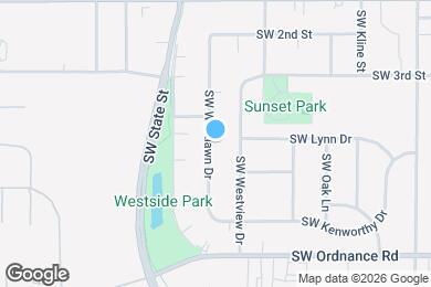 Map image of the property - 413 SW Westlawn Dr