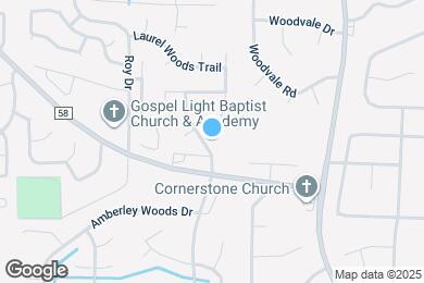 Map image of the property - 152 Laurel Woods Dr