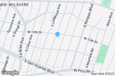 Map image of the property - 1212 S Tremaine Ave