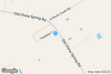 Map image of the property - 13721 Old China Spring Rd