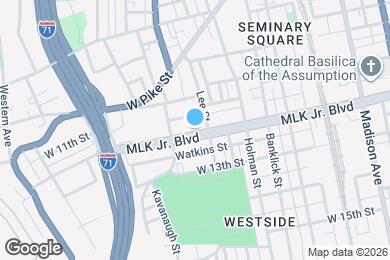 Map image of the property - 416 W Martin Luther King Jr Blvd
