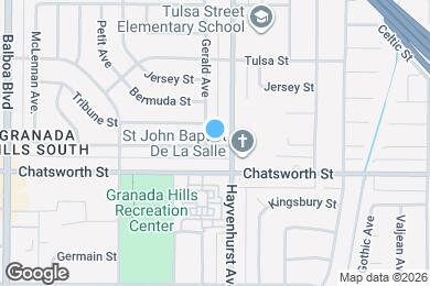 Map image of the property - 16615 Los Alimos St