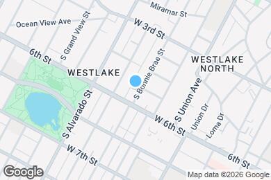 Map image of the property - Bonnie Brae Apartments