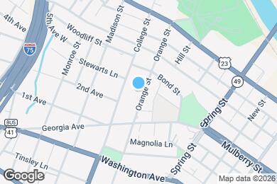 Map image of the property - 323 Orange St
