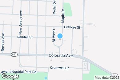 Map image of the property - 1604 Maple Dr